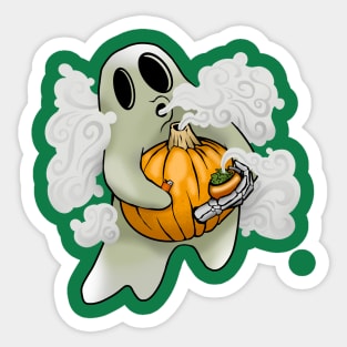 Smokin ghost Sticker